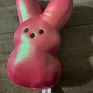 Pink Iridescent Plush Bunny Stuffed Animal